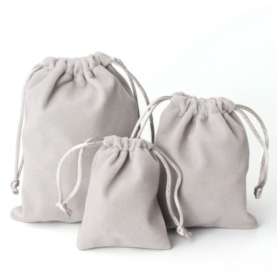 Fashion style velvet pearl pouch with low price