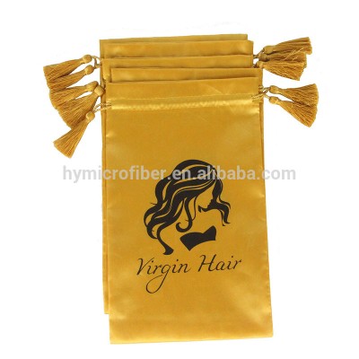 Silk printing hot sale hair package bag for wig