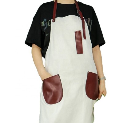 cotton apron kitchen gardening apron canvas apron customized logo